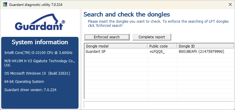 Diagnostics utility