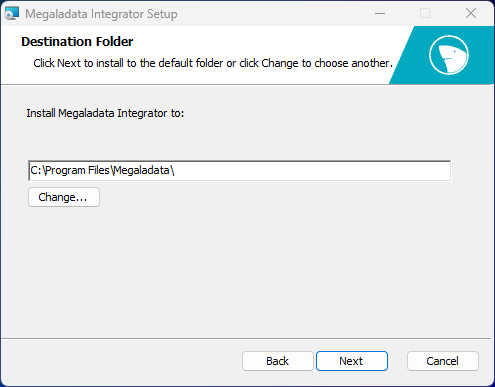 Selecting installation directory