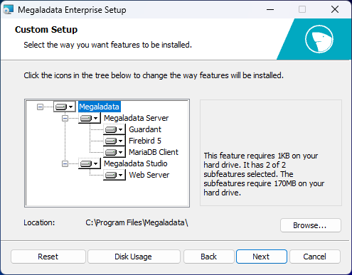 Custom installation