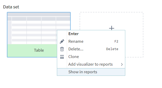 Finding a report for the current visualizer
