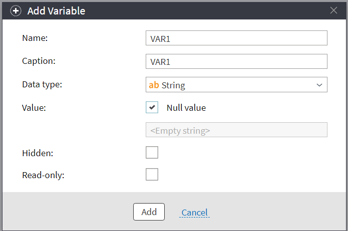 Adding a package variable